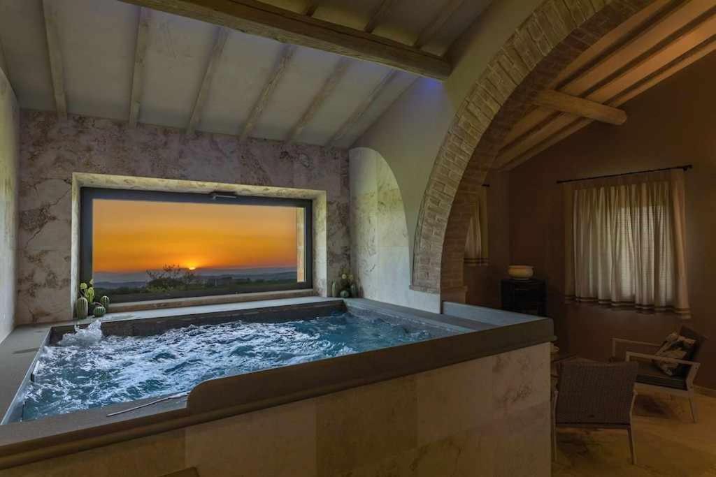 Villa I Cipressini Piscina Riscaldata Spa Toscana Pienza Eksteriør billede