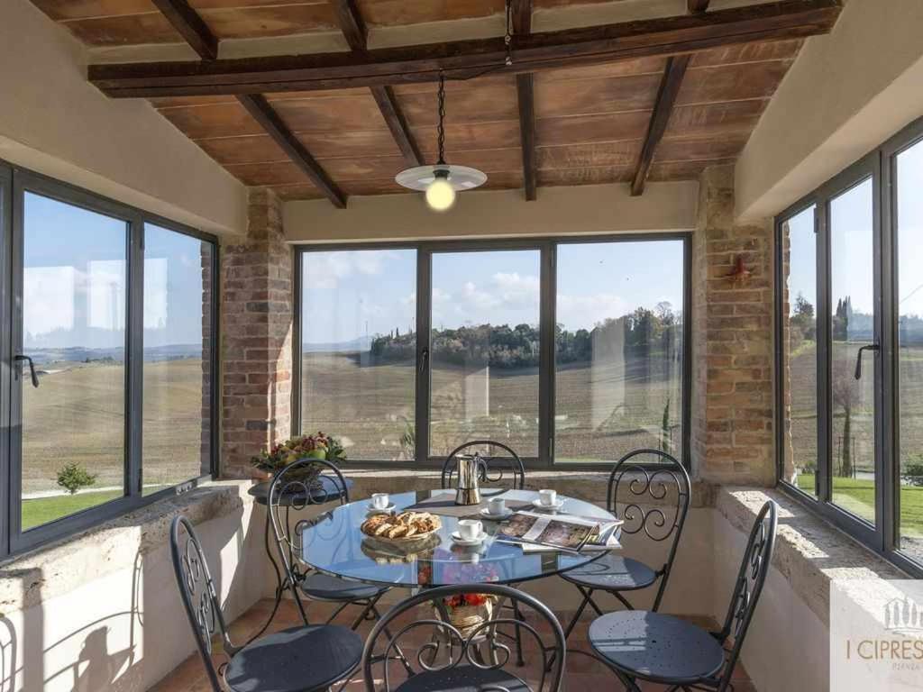 Villa I Cipressini Piscina Riscaldata Spa Toscana Pienza Eksteriør billede