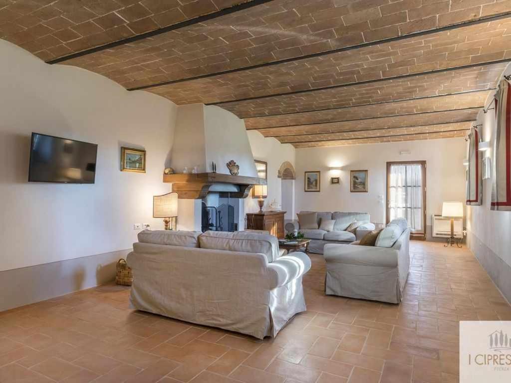 Villa I Cipressini Piscina Riscaldata Spa Toscana Pienza Eksteriør billede