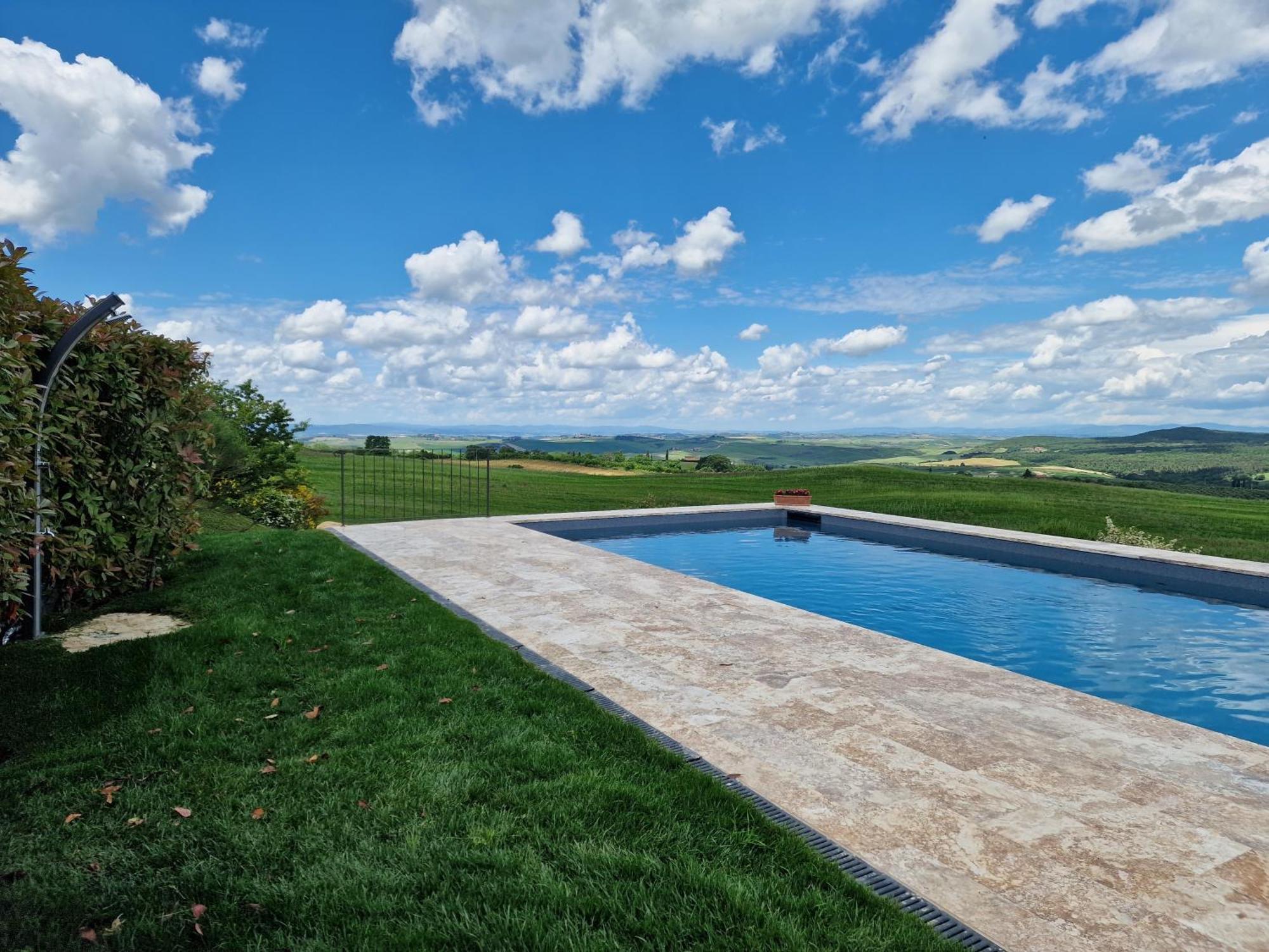 Villa I Cipressini Piscina Riscaldata Spa Toscana Pienza Eksteriør billede