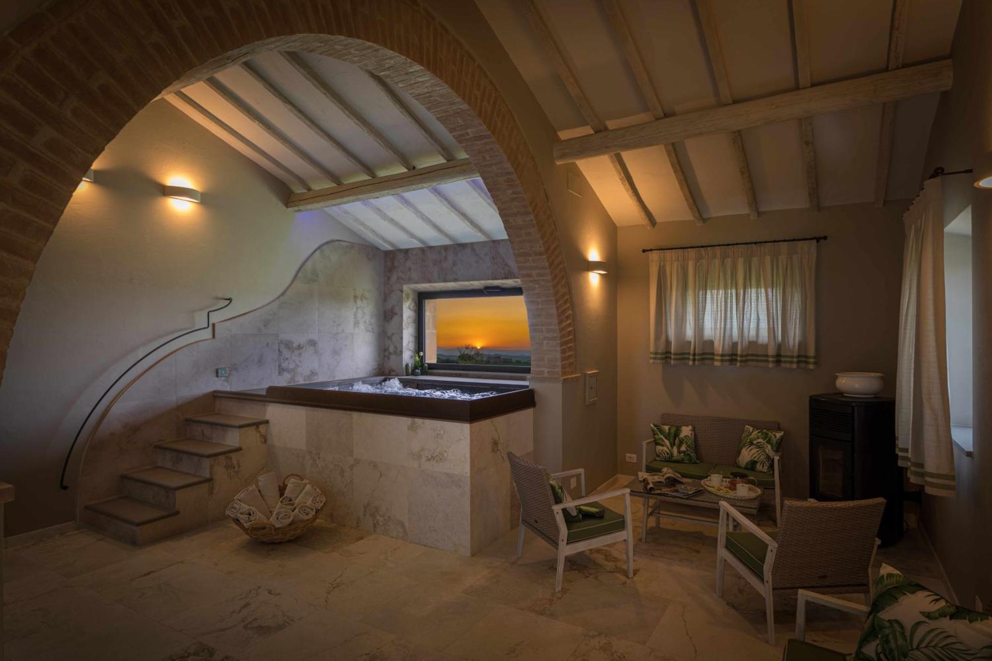 Villa I Cipressini Piscina Riscaldata Spa Toscana Pienza Eksteriør billede